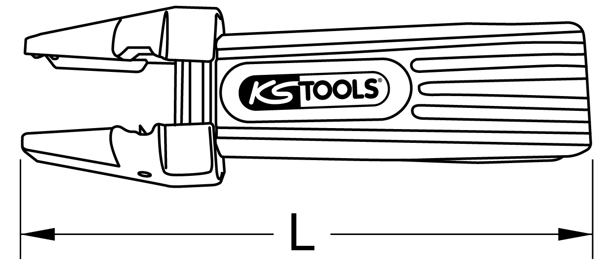 KS Tools Abmantelungsmesser, 0,5-16,0mm²