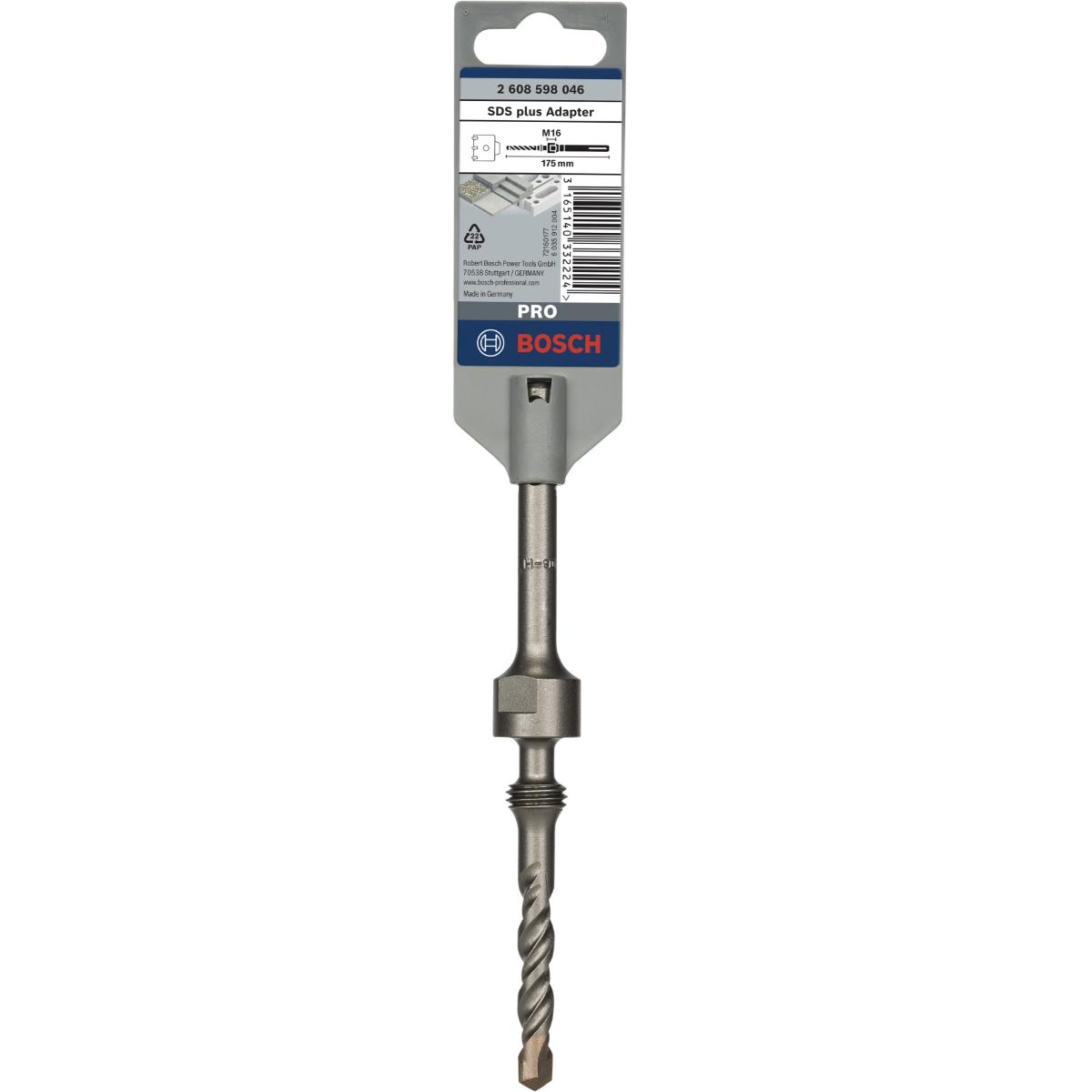 Bosch PRO SDS plus-Aufnahmeschaft für Hohlbohrkronen mit M 16
