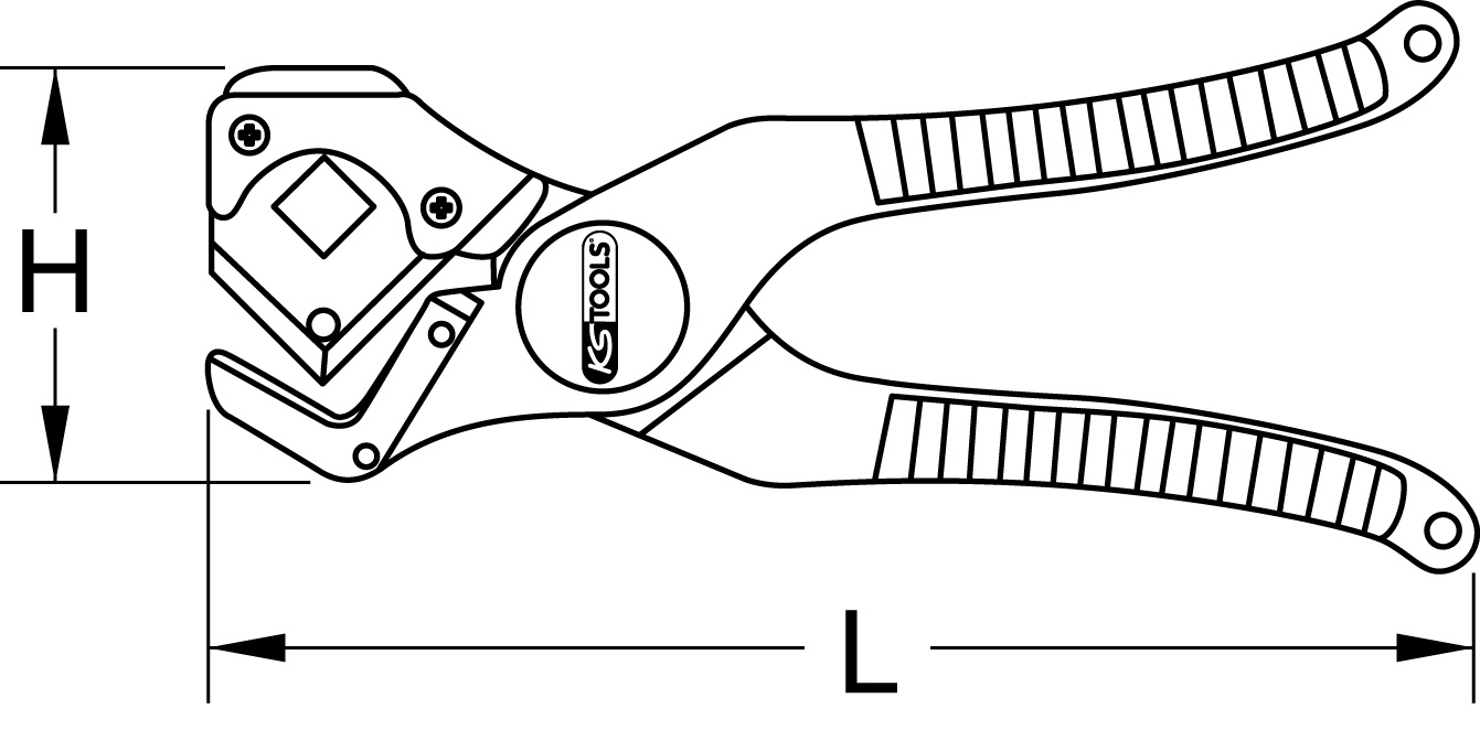 KS Tools Schlauchabschneider