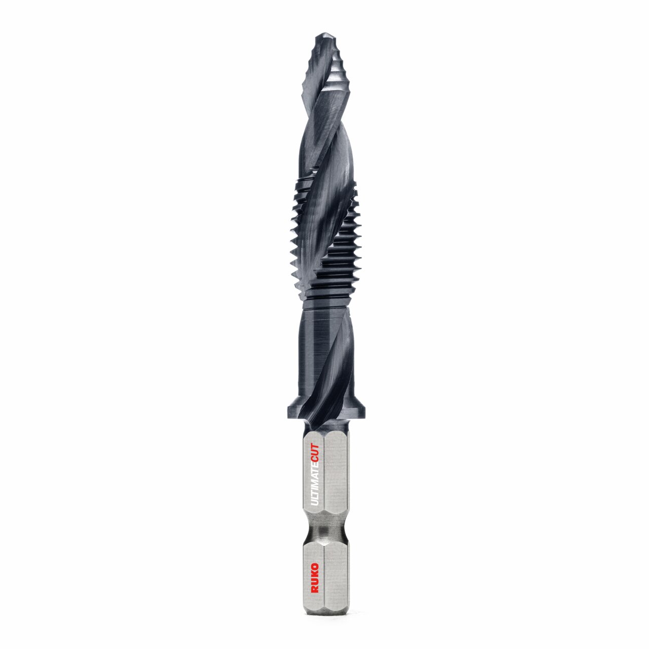 RUKO ULTIMATECUT Kombi-Maschinengewindebohrer mit FLOWSTEP® Spitze, HSS, Bit-Schaft- 7-tlg.