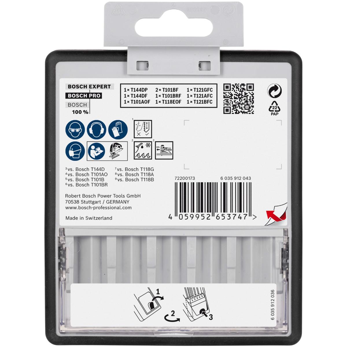Bosch PRO Wood and Metal T 144 DP,T 121 BFC,100 mm,10-teilges Set
