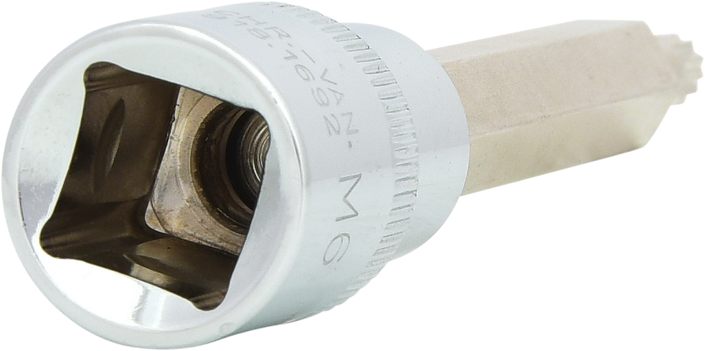 KS Tools 1/2" CHROMEplus Bit-Stecknuss, lang