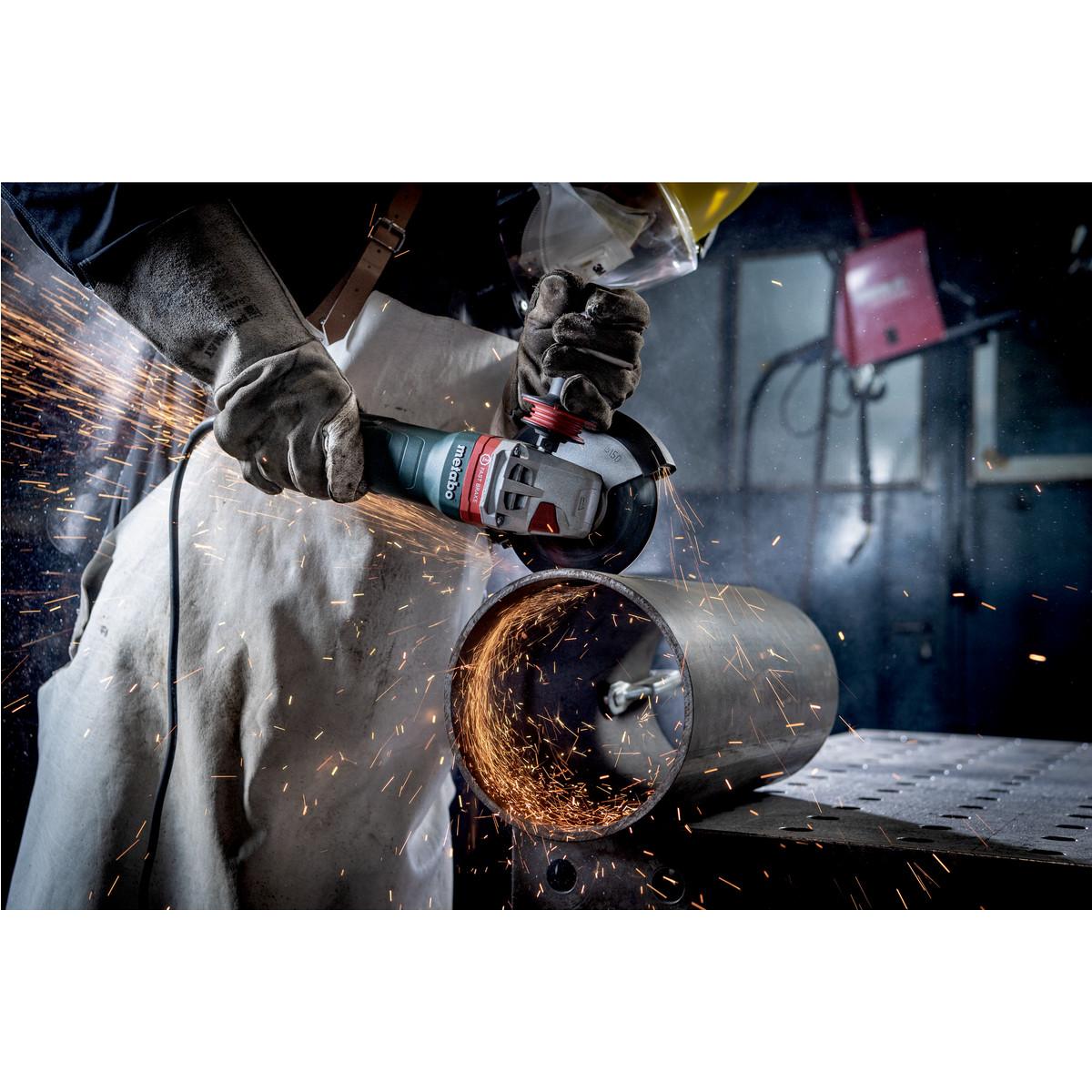 Metabo Winkelschleifer WEPBA 19-150 Q DS M-Brush mit Bremse, Schnellspannmutter - Karton