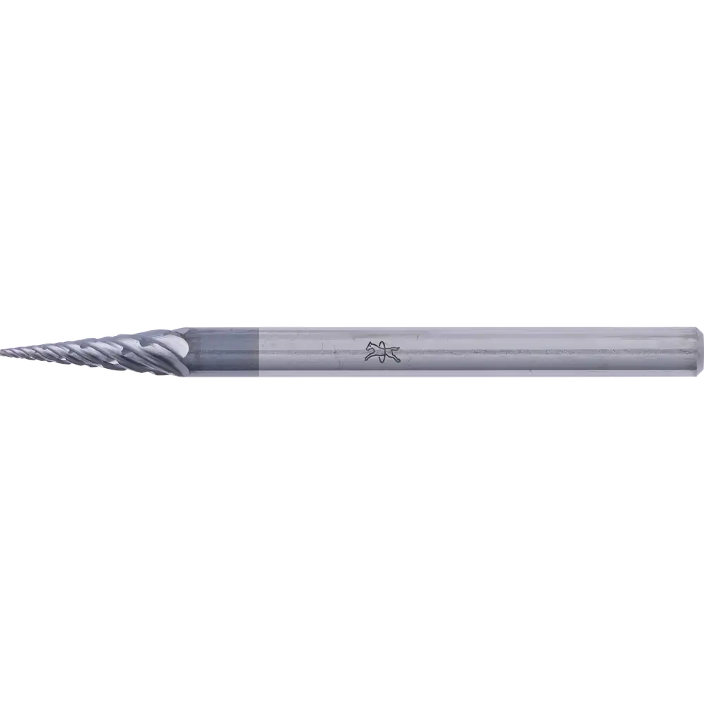 PFERD TOOLS Hartmetall Hochleistungsfrässtift ALLROUND Spitzkegel SKM Ø 03x11mm Schaft-Ø 3mm HICOAT beschichtet für Stahl