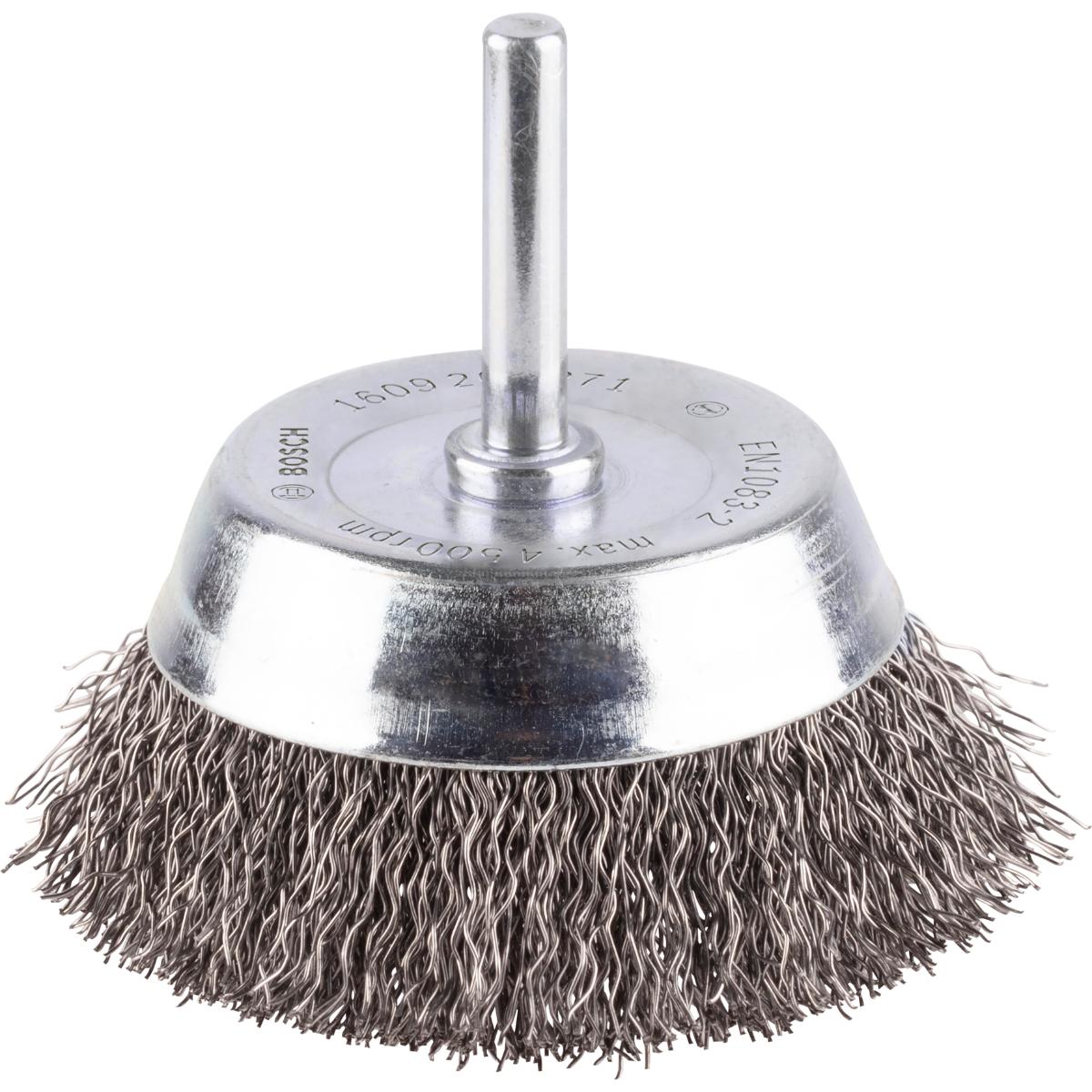 Bosch PRO Topfbürste, Stahl, gewellter Draht, 4500 U/ min