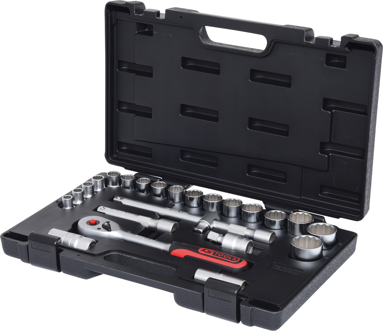 KS Tools 1/2" Steckschlüssel-Satz, 24-tlg 12-kant