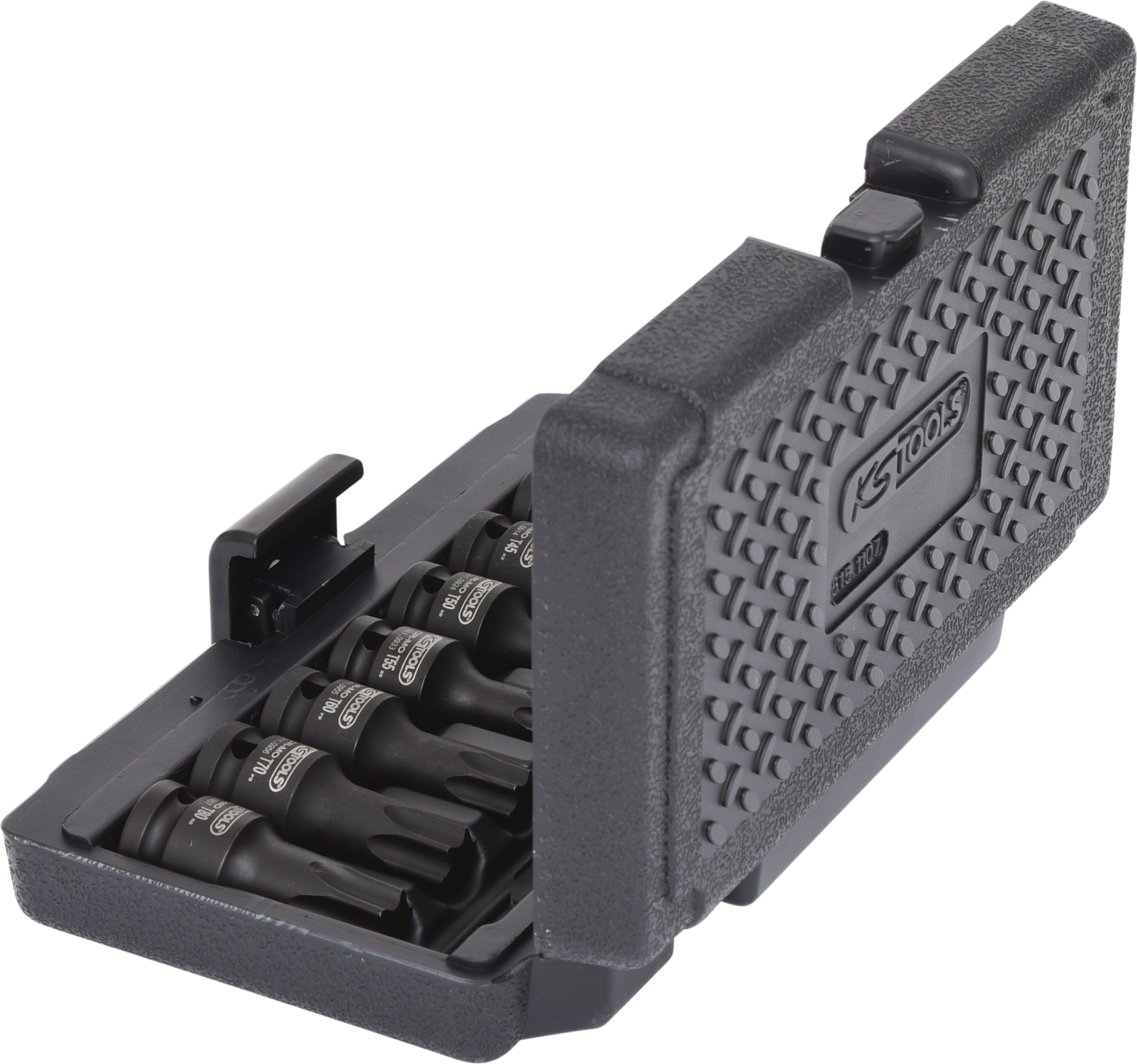 KS Tools 1/2" Kraft-Bit-Stecknuss-Satz Torx, 8-tlg, T30-T80, kurz