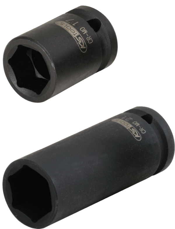 KS Tools Kraft-Stecknuss-Satz für LKW Radbolzen, 2-tlg32mm