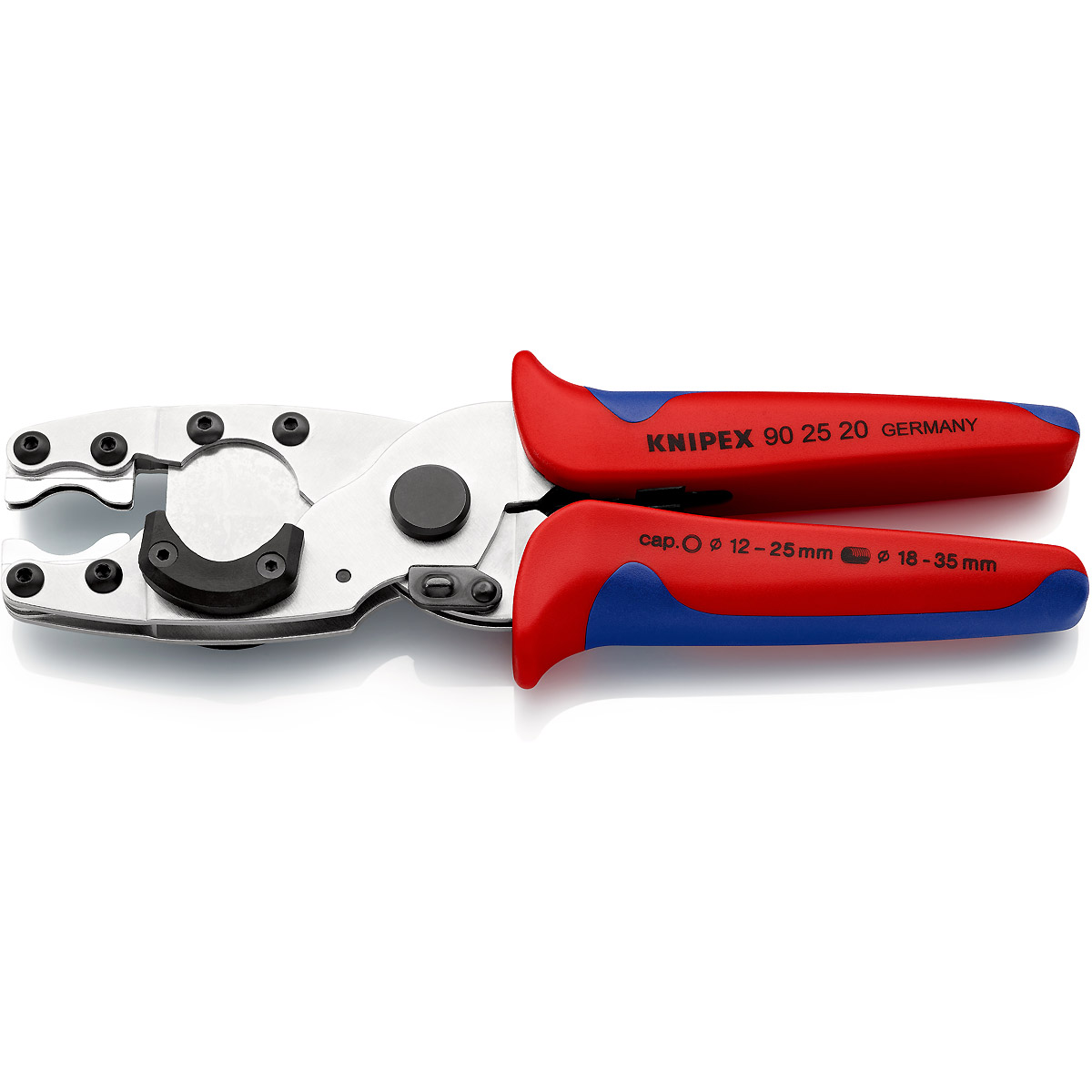 KNIPEX Rohrschneider für Verbundrohre 210 mm verzinkt mit Mehrkomponenten-Hüllen