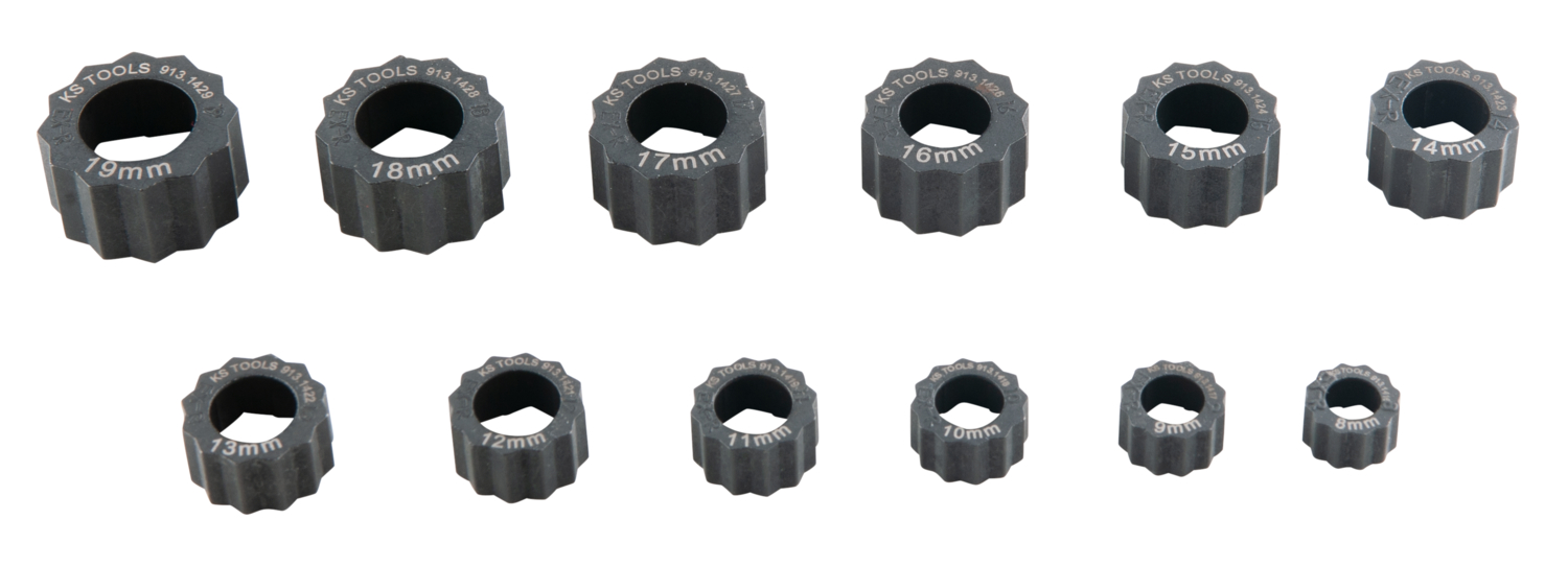 KS Tools Spezial-Muttern-Ausdreher-Satz, 12-tlg