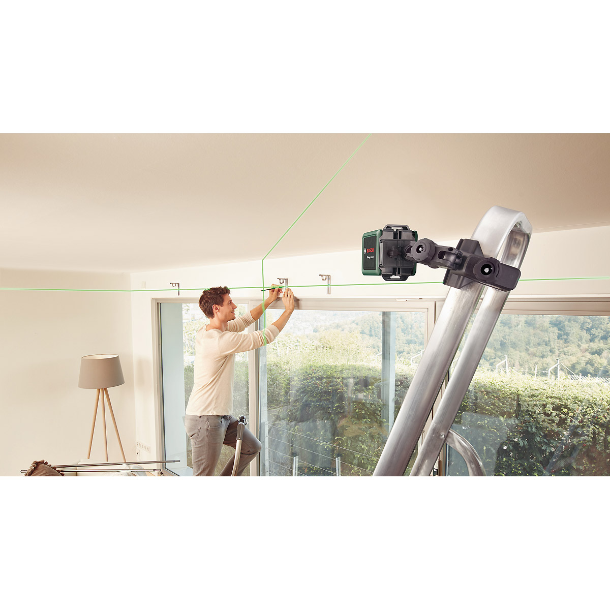 Bosch Kreuzlinien-Laser Quigo Green ECO- Lieferkarton