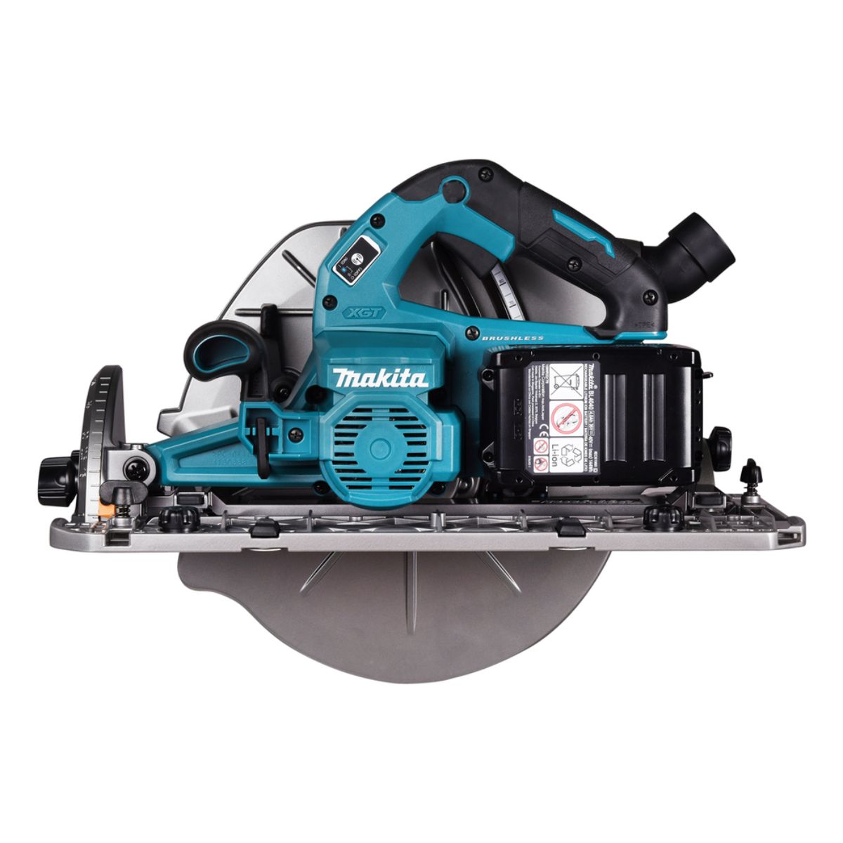 Makita Akku-Handkreissäge 101mm 40V max. / 5,0 Ah, 2 Akkus + Ladegerät HS011GT201