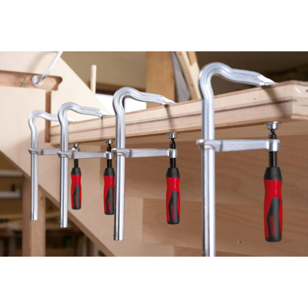 Bessey OMEGA-Schraubzwinge GMZ mit 2-Komponenten-Kunststoffgriff