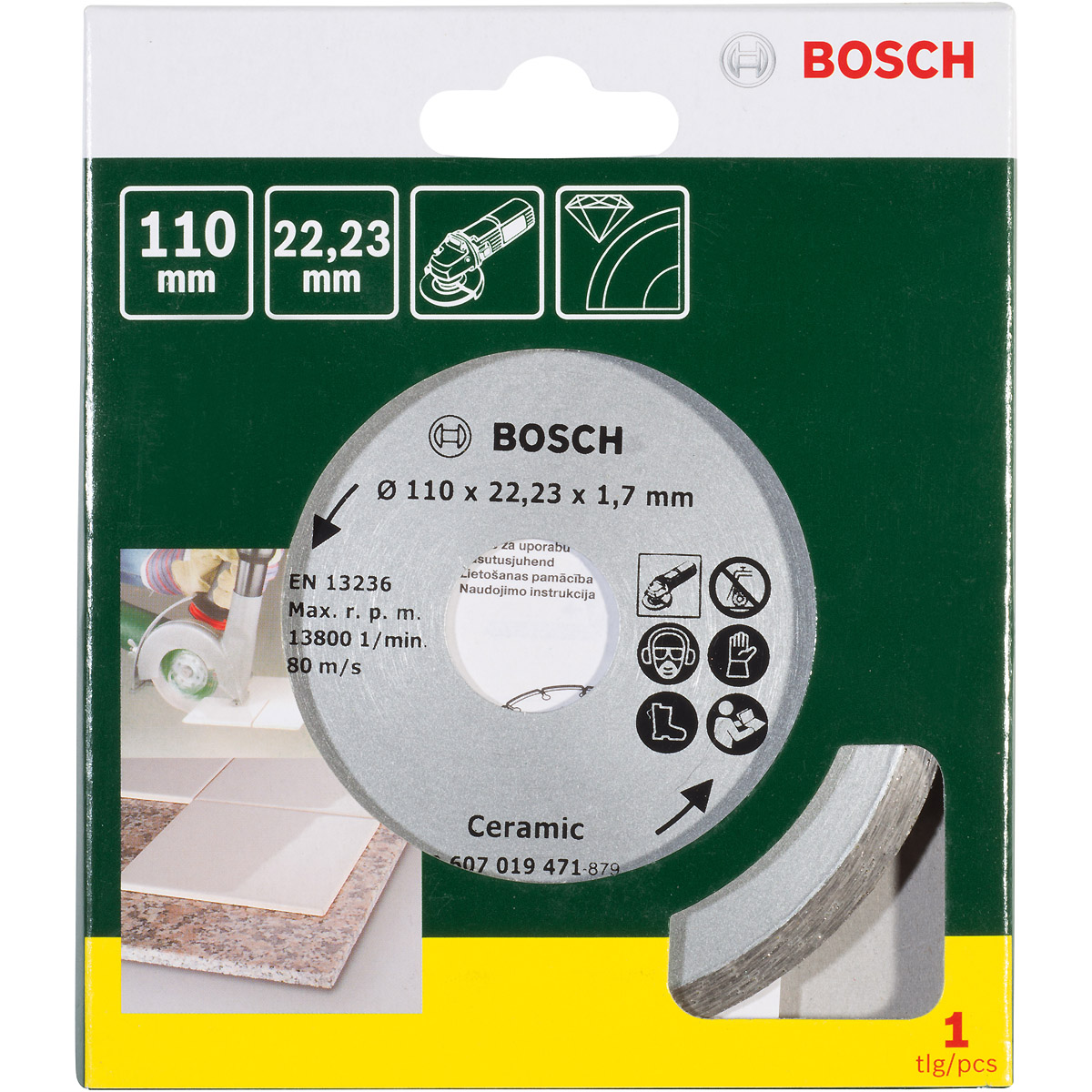 Bosch Diamanttrennscheibe für Fliesen