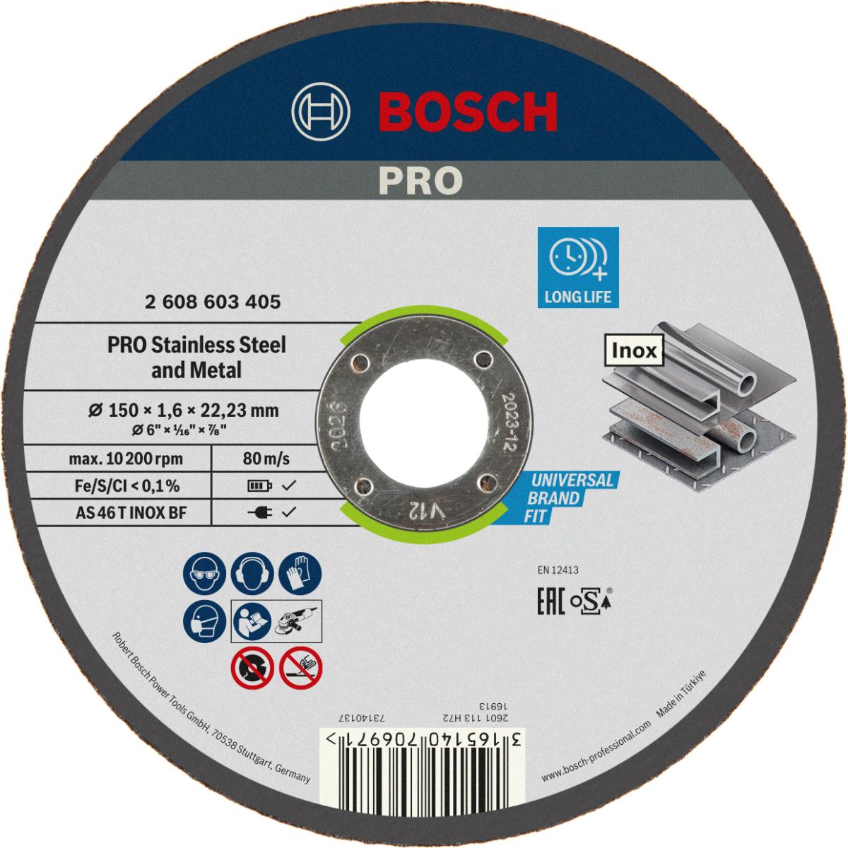 Bosch PRO Trennscheibe gerade Expert for Inox AS 46 T INOX BF