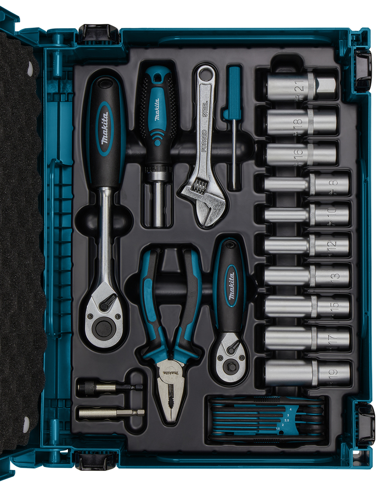 Makita Werkzeug-Set 87-tlg. im MAKPAC Gr.1 - E-11542