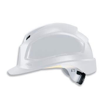 uvex pheos B-WR Schutzhelm mit Lüftung - mit Drehradsystem - langer Schirm