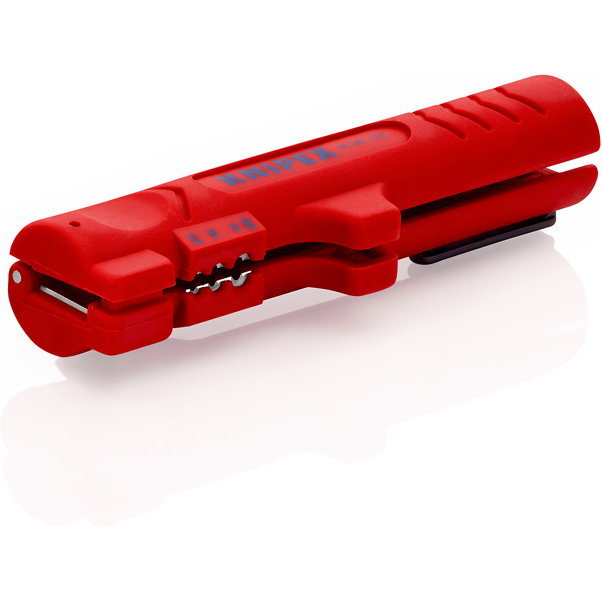 KNIPEX Abmantelungswerkzeug für Flach- und Rundkabel 125 mm