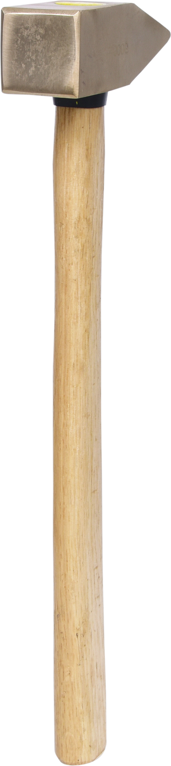 KS Tools BRONZEplus Schlosserhammer, mit Hickorystiel