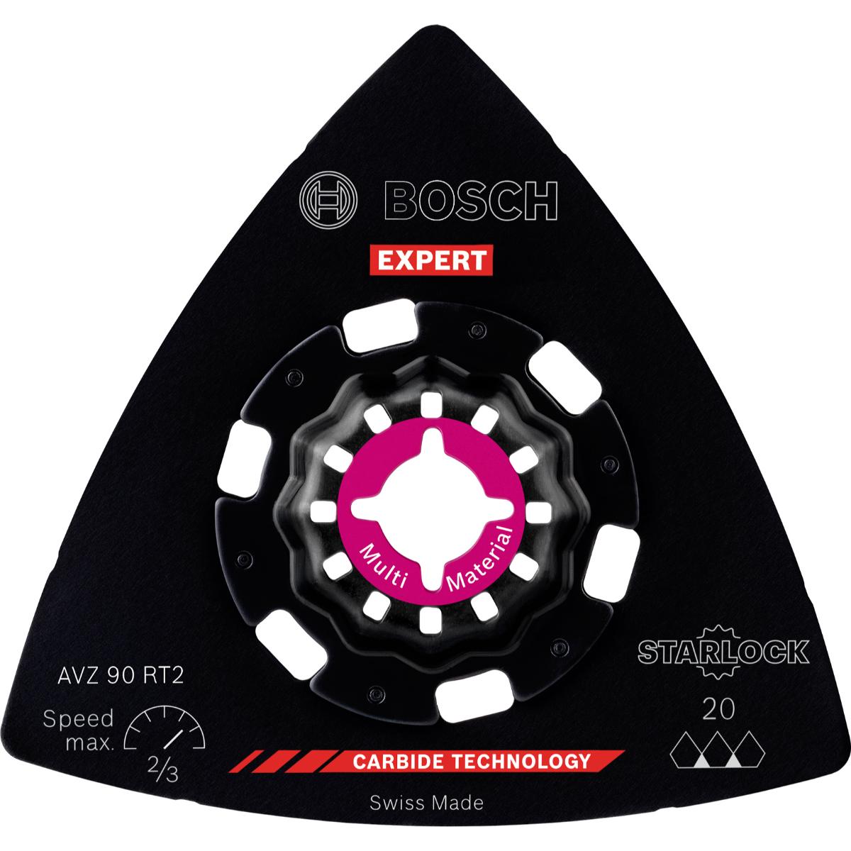 Bosch EXPERT Schleifplatte AVZ 90 RT2 Blatt für Multifunktionswerkzeuge