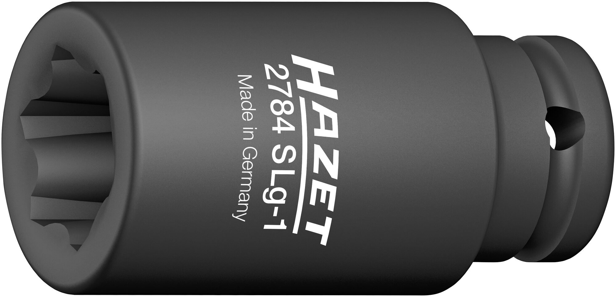 HAZET Schlag- Maschinenschrauber Steckschlüssel-Einsatz, mit Sonderprofil (1/2 Zoll), Rillenprofil