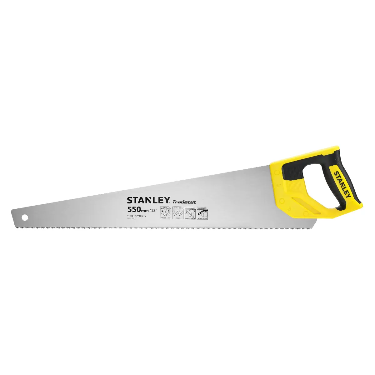 STANLEY Tradecut Holzsäge 22 Zoll / 550 mm 8 TPI