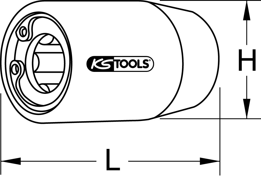 KS Tools 1/2" Stockschraubendreher