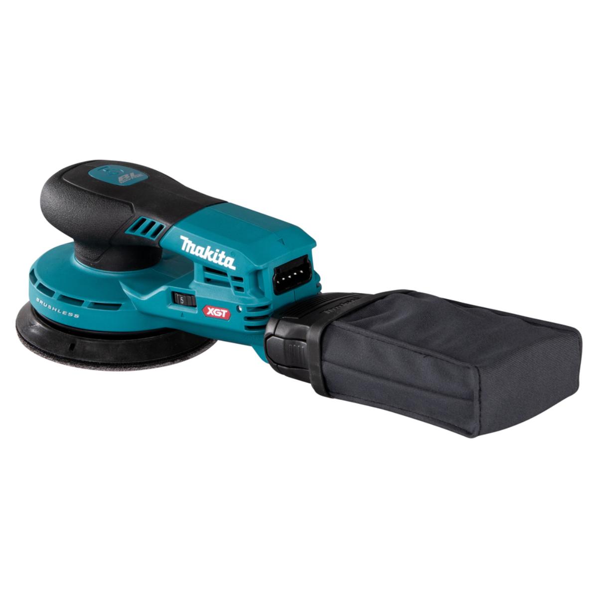 Makita Akku-Exzenterschleifer XGT - Connector - 125 mm Ø - 5,0 mm Hub - 1,6 m Kabel - BO001CGZ