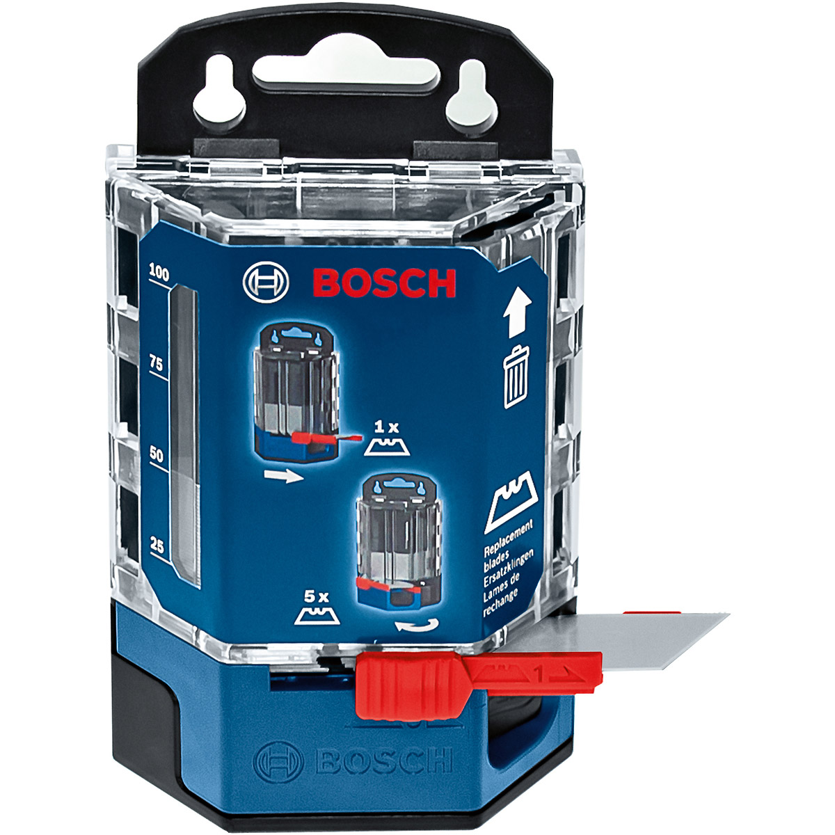 Bosch Professional Klingenspender, 62 x 19mm, 50 Stück