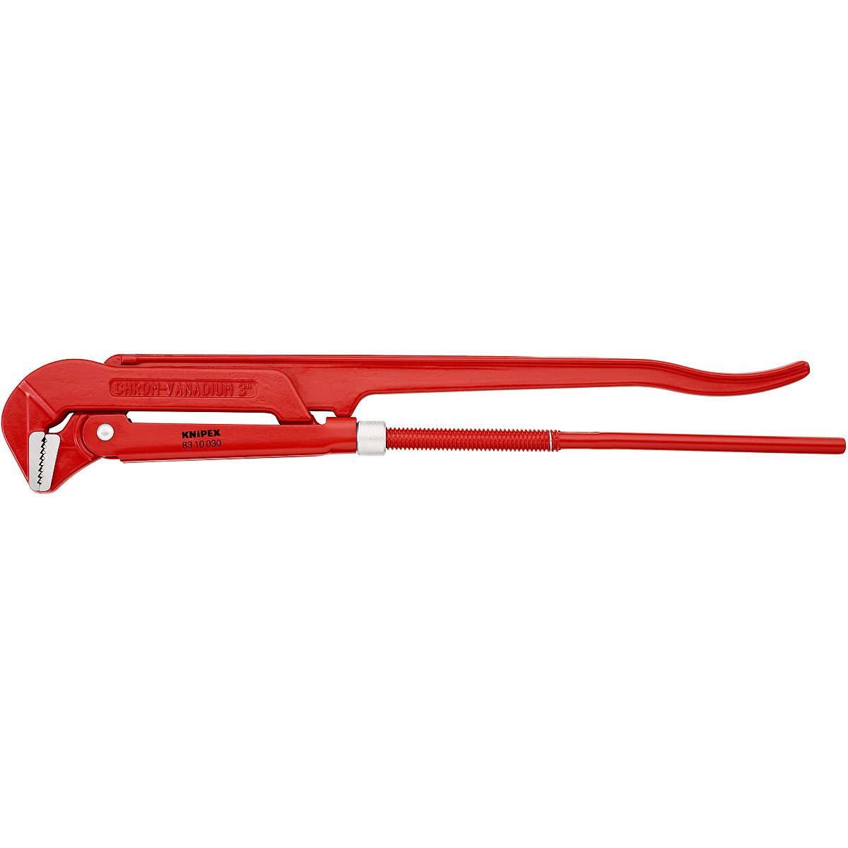 KNIPEX Rohrzange 90° 650 mm rot pulverbeschichtet