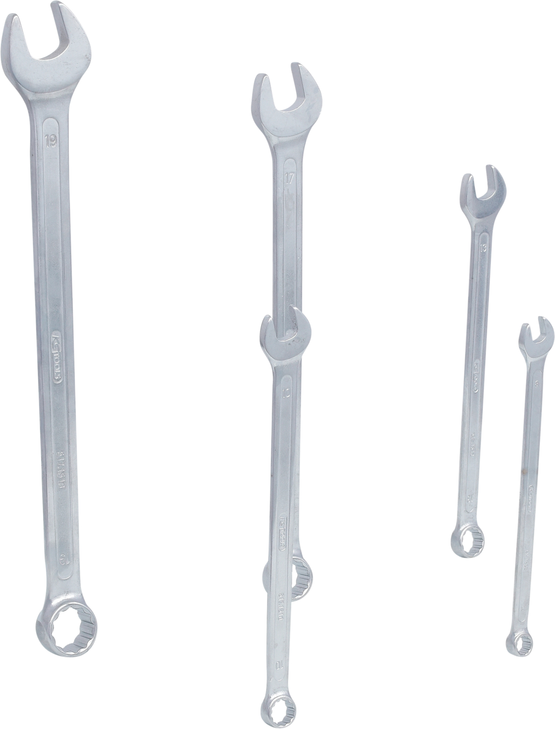 KS Tools Ringmaulschlüssel-Satz, extra lang, 5-tlg 8-19mm