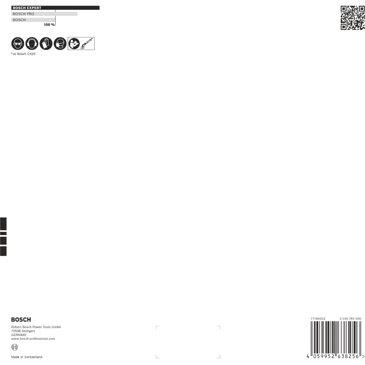 Bosch EXPERT C470 Schleifpapier, 225 mm, K 40/80/120/180, 6 Stück