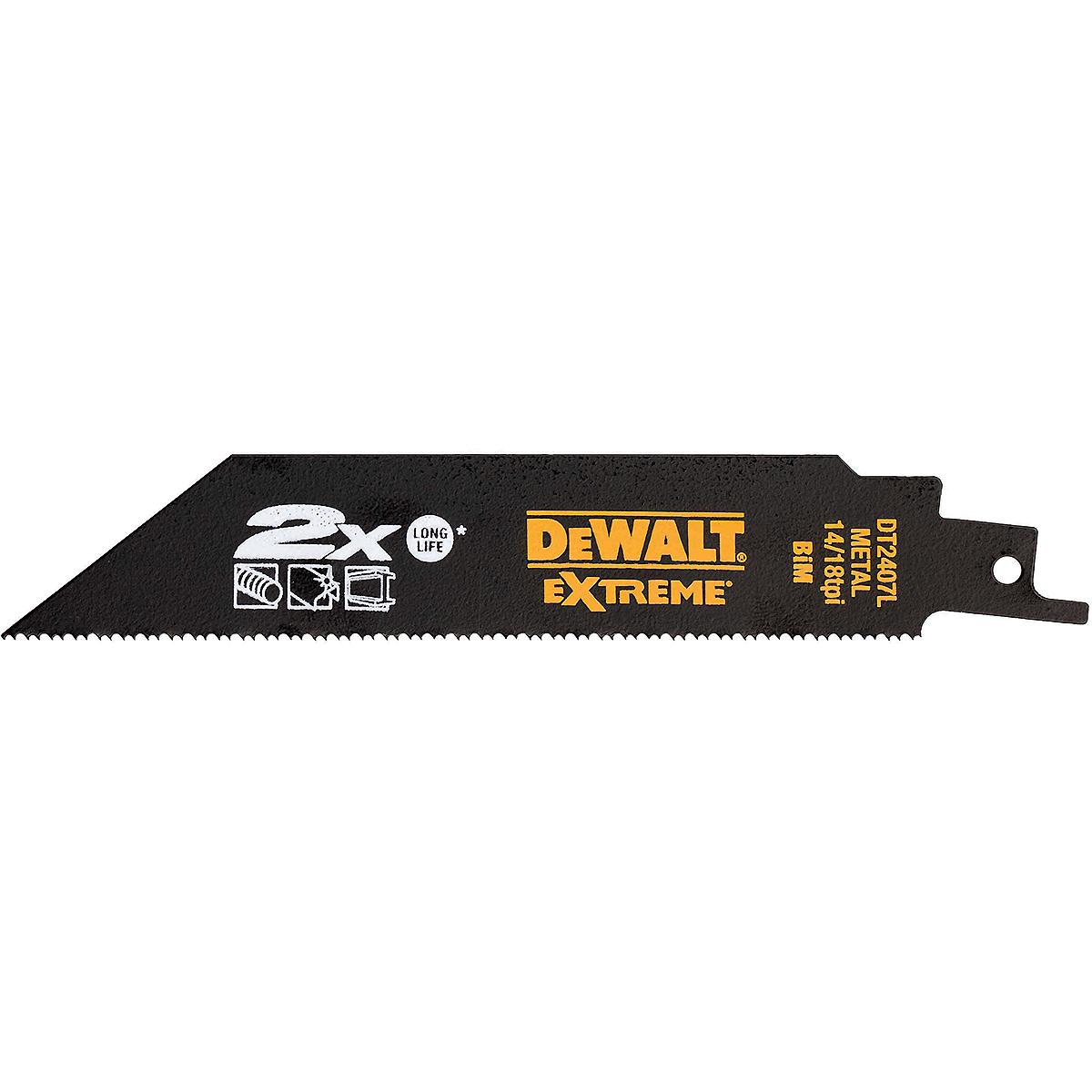 DEWALT EXTREME Bi-Metall Säbelsägeblatt für Metall 5 Stück