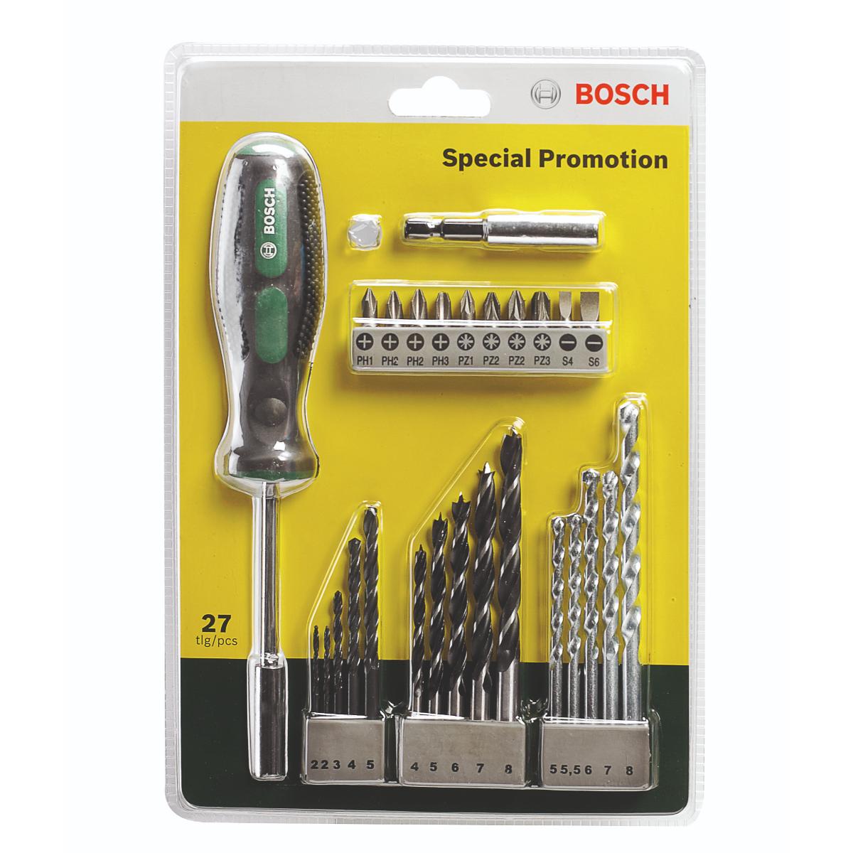Bosch Bohrer- und Schrauberbit, 27-teiliges Set