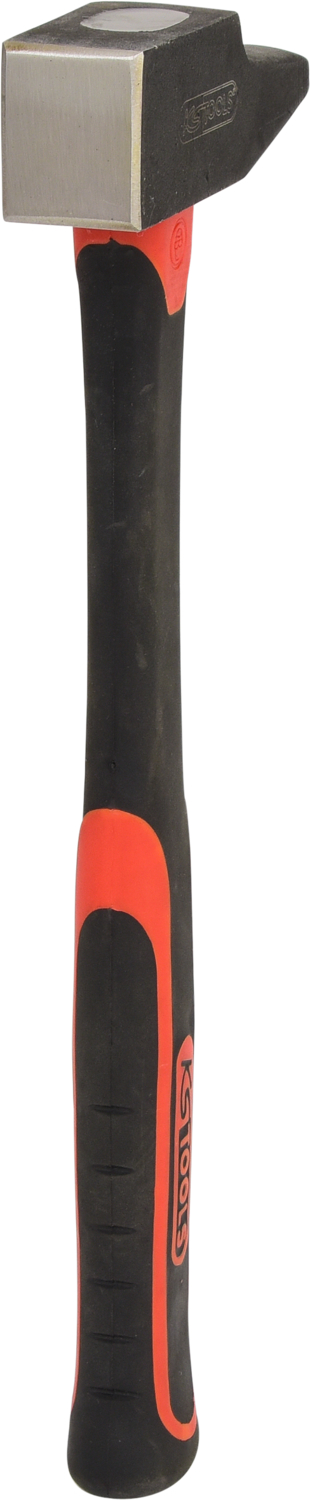 KS Tools Schlosserhammer, Fiberglasstiel, französische Form