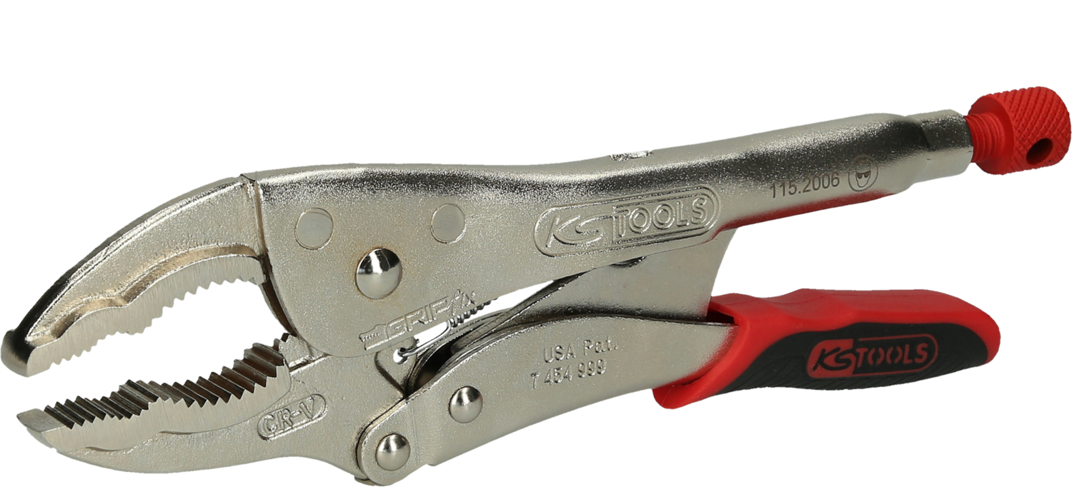 KS Tools Großmaul-Gripzange mit Easy-Release,65mm,L=230mm