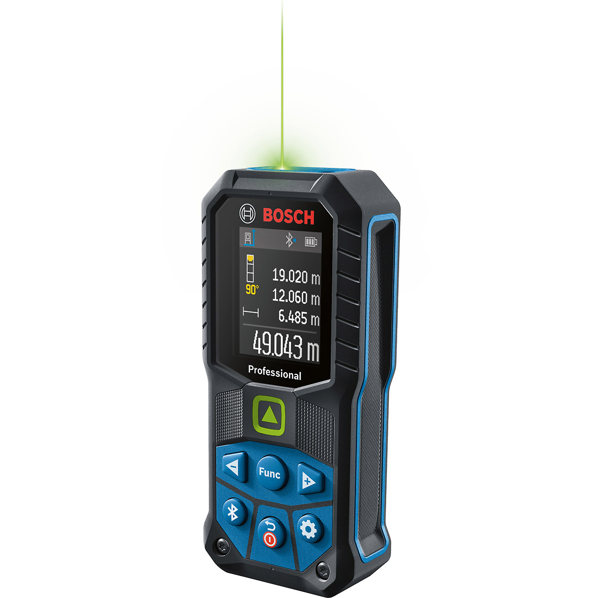 Bosch Laser-Entfernungsmesser GLM 50-27 CG mit 2 x 1,5 V LR6-Batterie (AA)