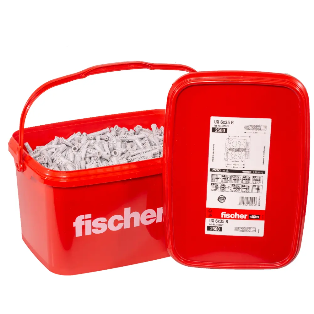 Fischer Universaldübel UX 6x35 R Eimer (2.500)