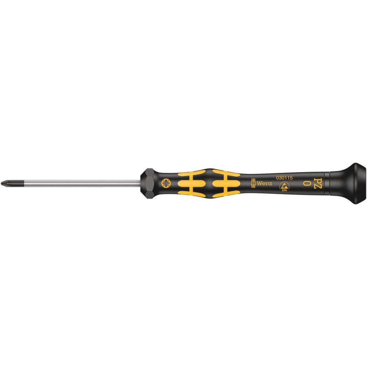 Wera 1555 PZ ESD Kraftform Micro Kreuzschlitz-Schraubendreher