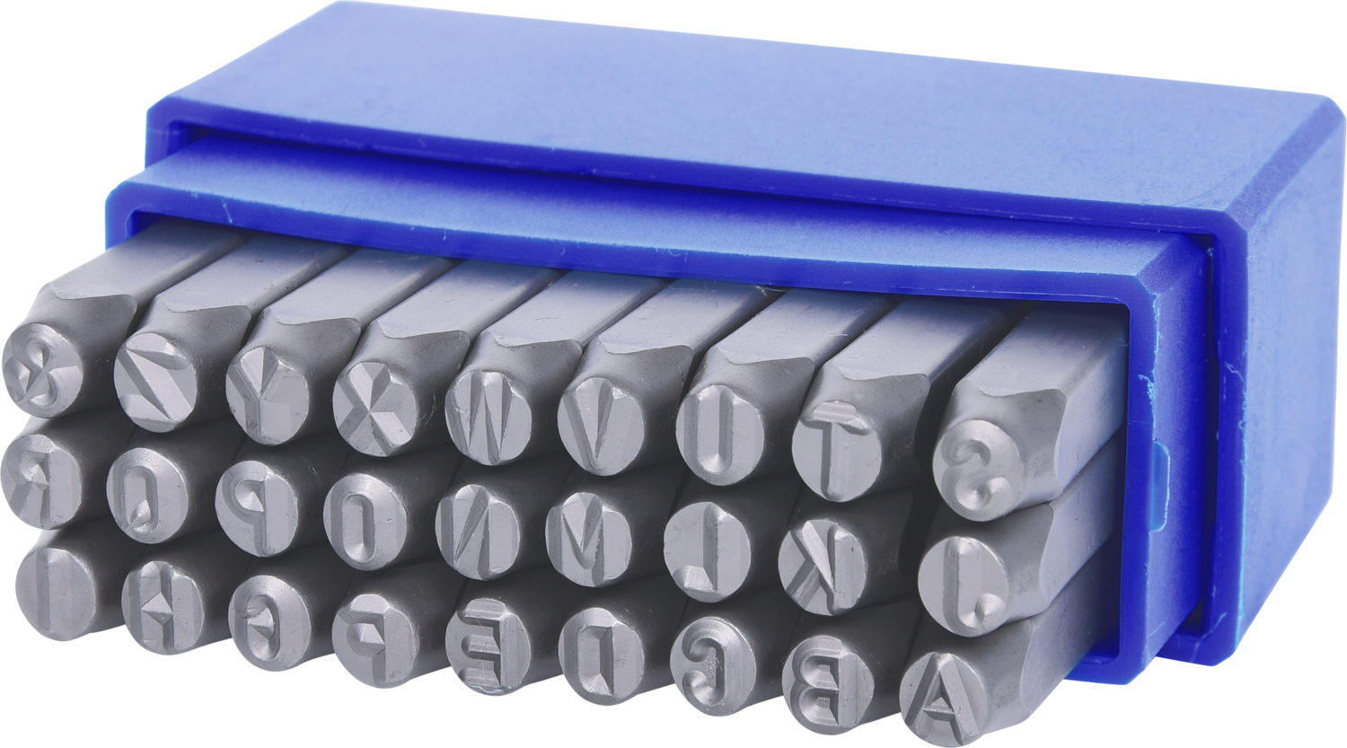 KS Tools Buchstaben-Prägestempel-Satz, 27-tlg