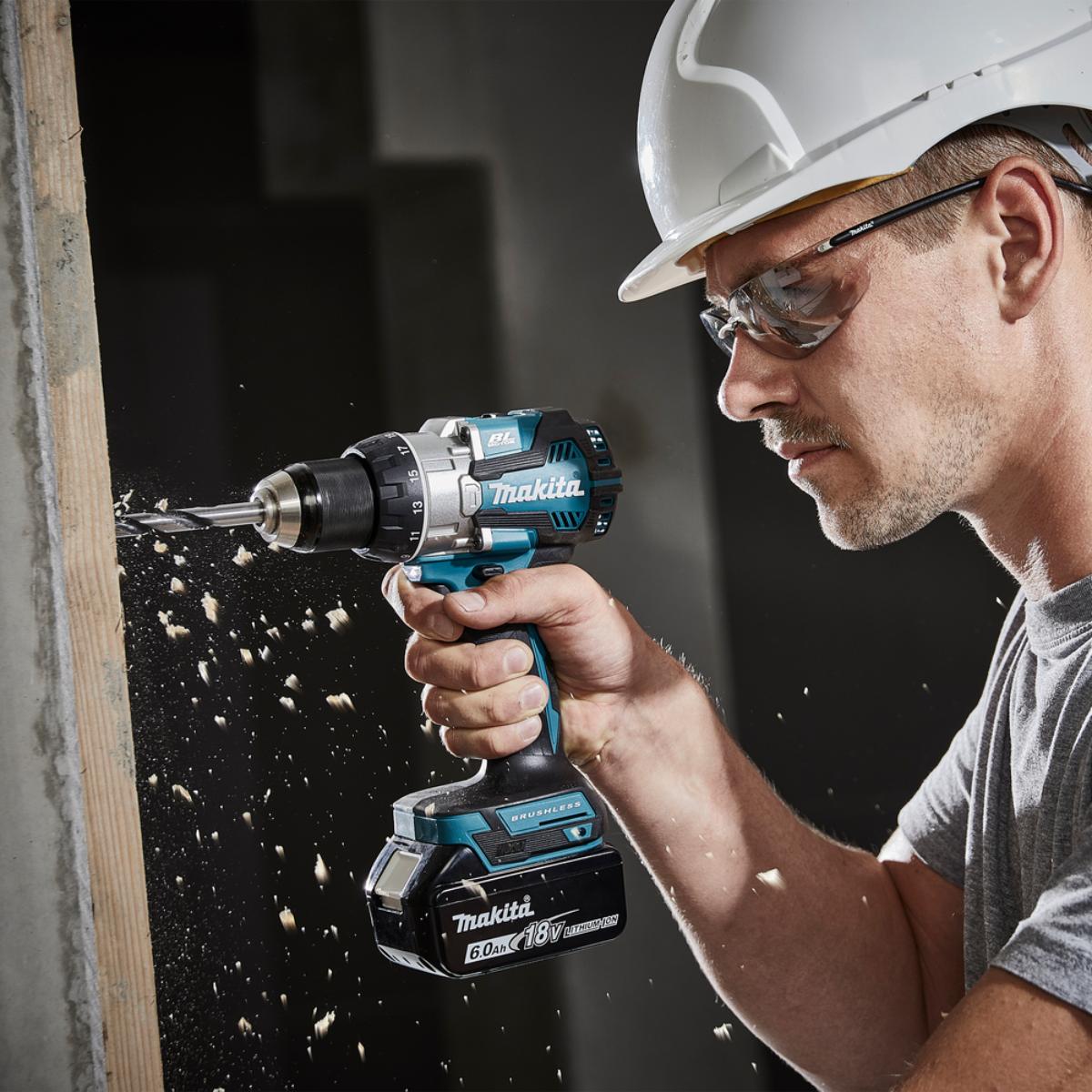 Makita Akku-Schlagbohrschrauber 18V - max. 110 Nm - 0-1.800 U/min - DHP489RTJ