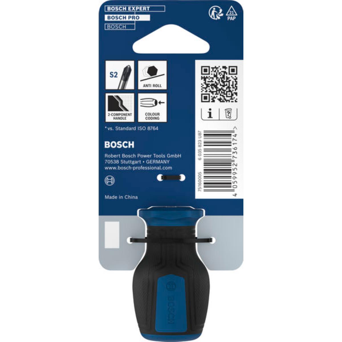 Bosch PRO Stubby-Schraubendreher PZ1 x 25 mm