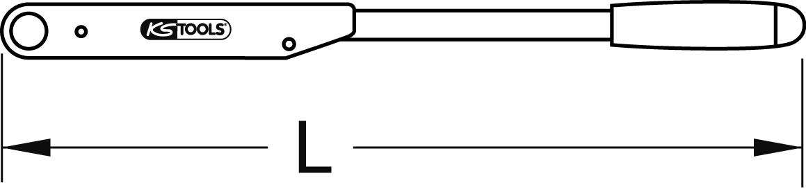 KS Tools Kurzweg-Drehmomentschlüssel