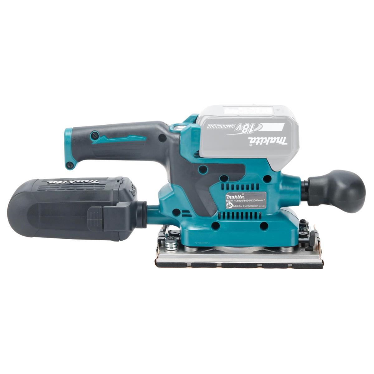Makita Akku-Schwingschleifer 18V - 93x185 mm - 0-12.000 U/min - DBO382Z