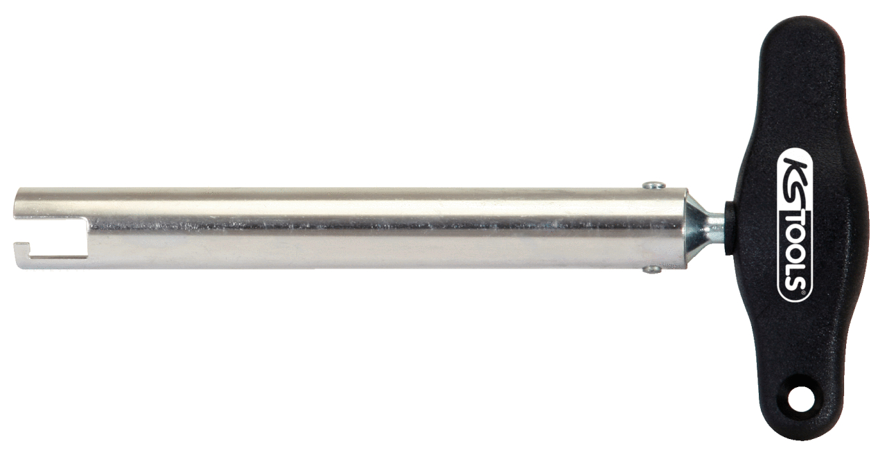 KS Tools T-Griff-Zündkerzenstecker-Abzieher, kurz, 225mm