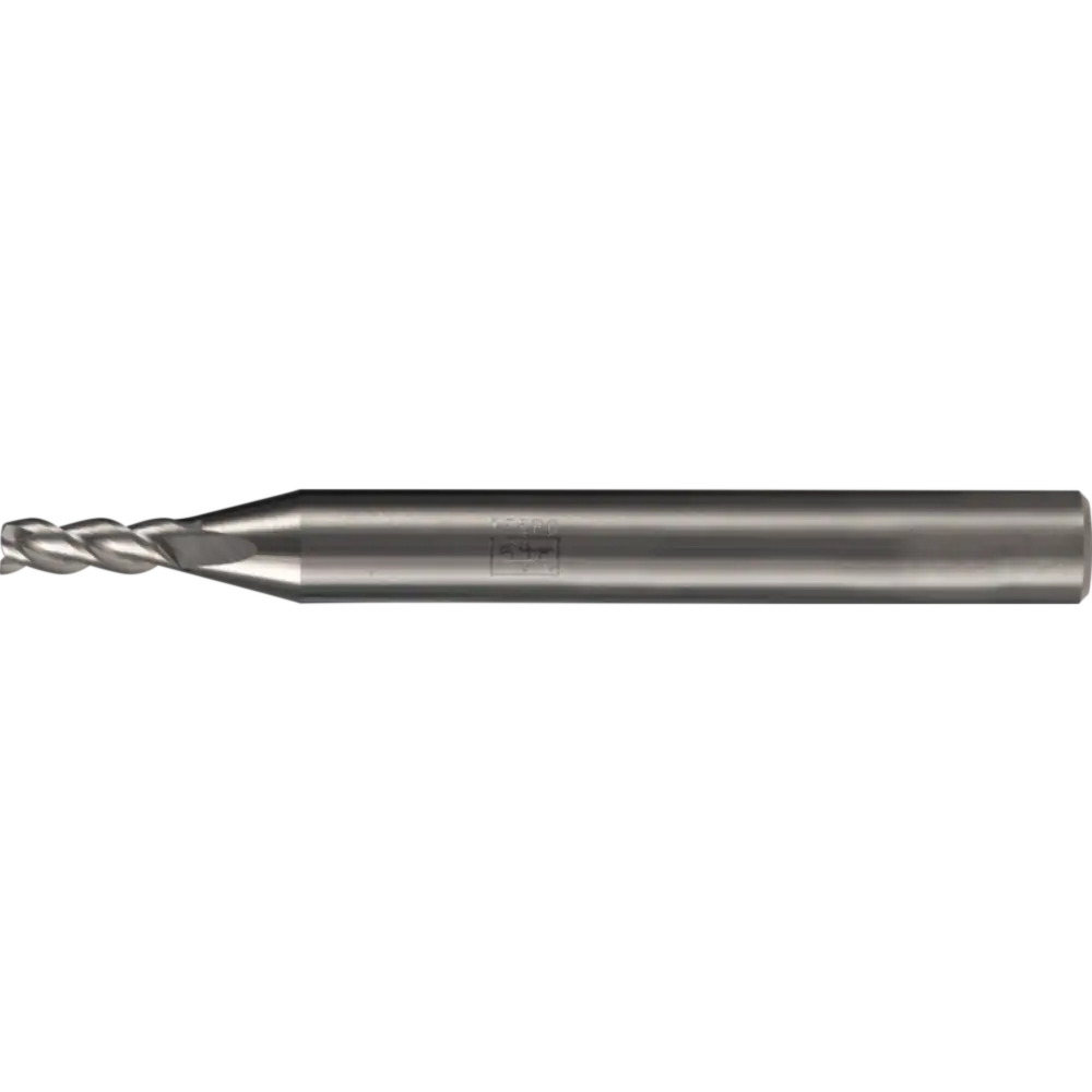 PFERD TOOLS VHM-Fräser Ø5mm, 3 Schneiden, 2xDC, Fase 0,1mm 45°, unbeschichtet, Schaft HA