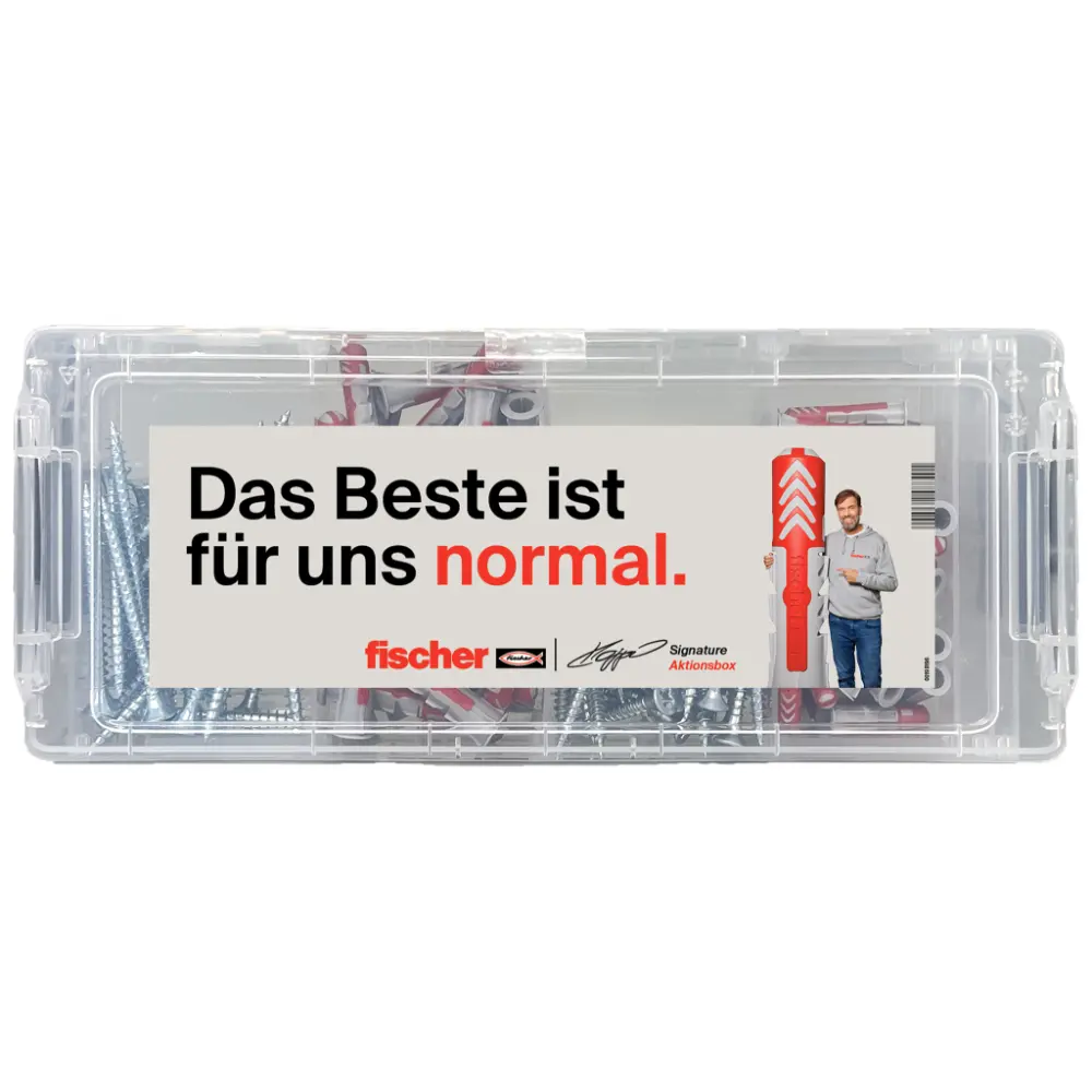 Fischer Aktion - Dübelsortiment MiniFixTainer - DuoPower S mit Schrauben MARKE