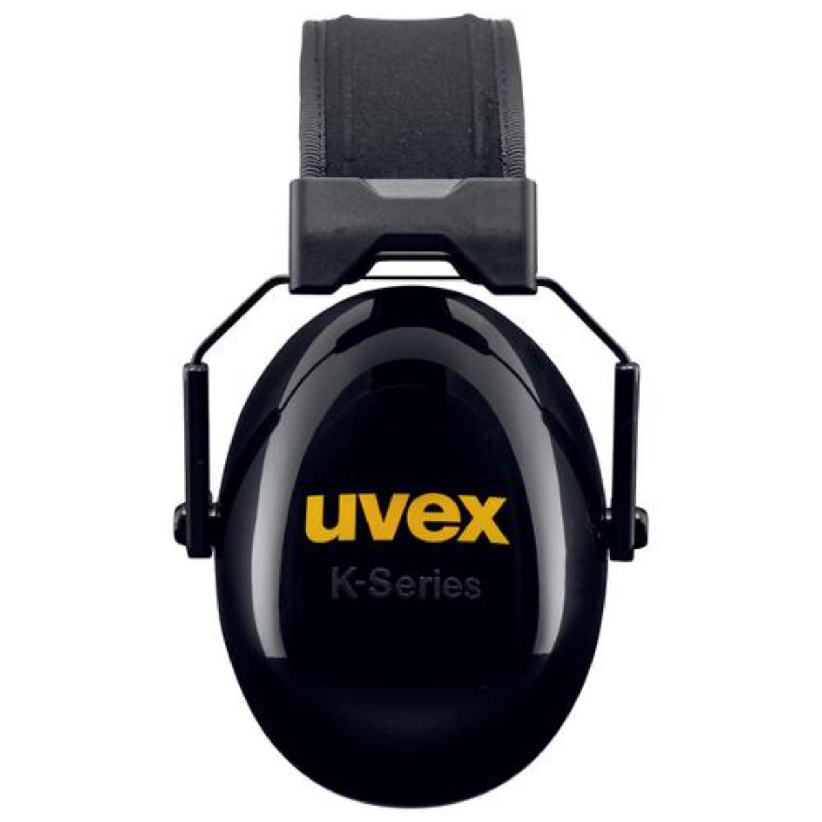 uvex K20 Kapselgehörschutz schwarz/ gelb SNR 33 dB