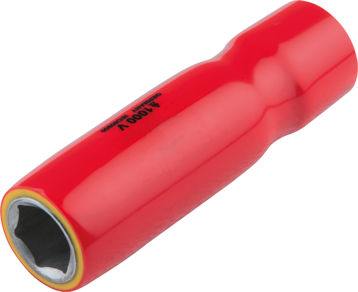 KS Tools 3/8" Stecknuss mit Schutzisolierung, lang