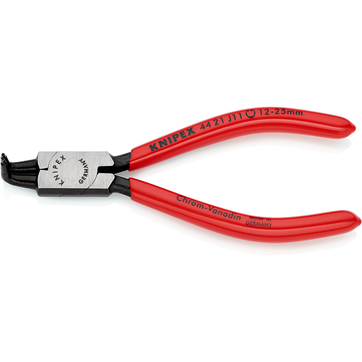 KNIPEX Sicherungsringzange atramentiert angewinkelt
